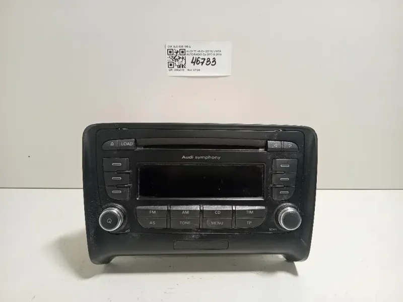 Unità Autoradio 8J0 035 195 Q Audi TT 8J3 2010