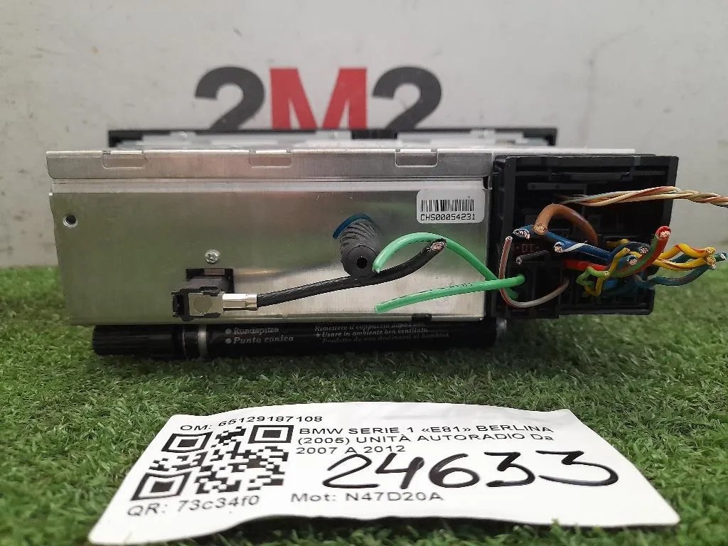 Unità Autoradio 65129187108 Bmw Serie 1 E81 Berlina 2005