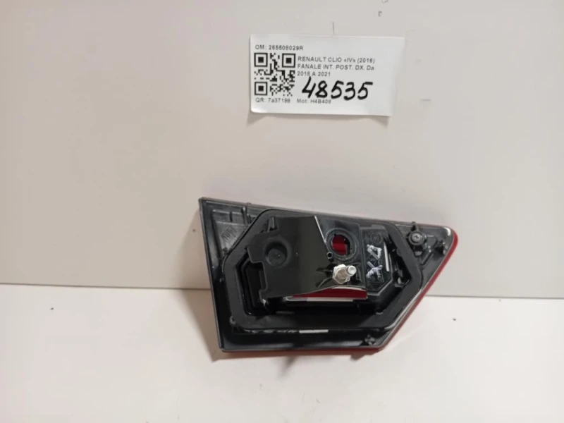 Fanale INT POST DX 265508029R Renault CLIO IV 2016