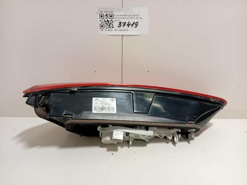 Fanale POST DX 50513400 Alfa Romeo Giulietta 2010