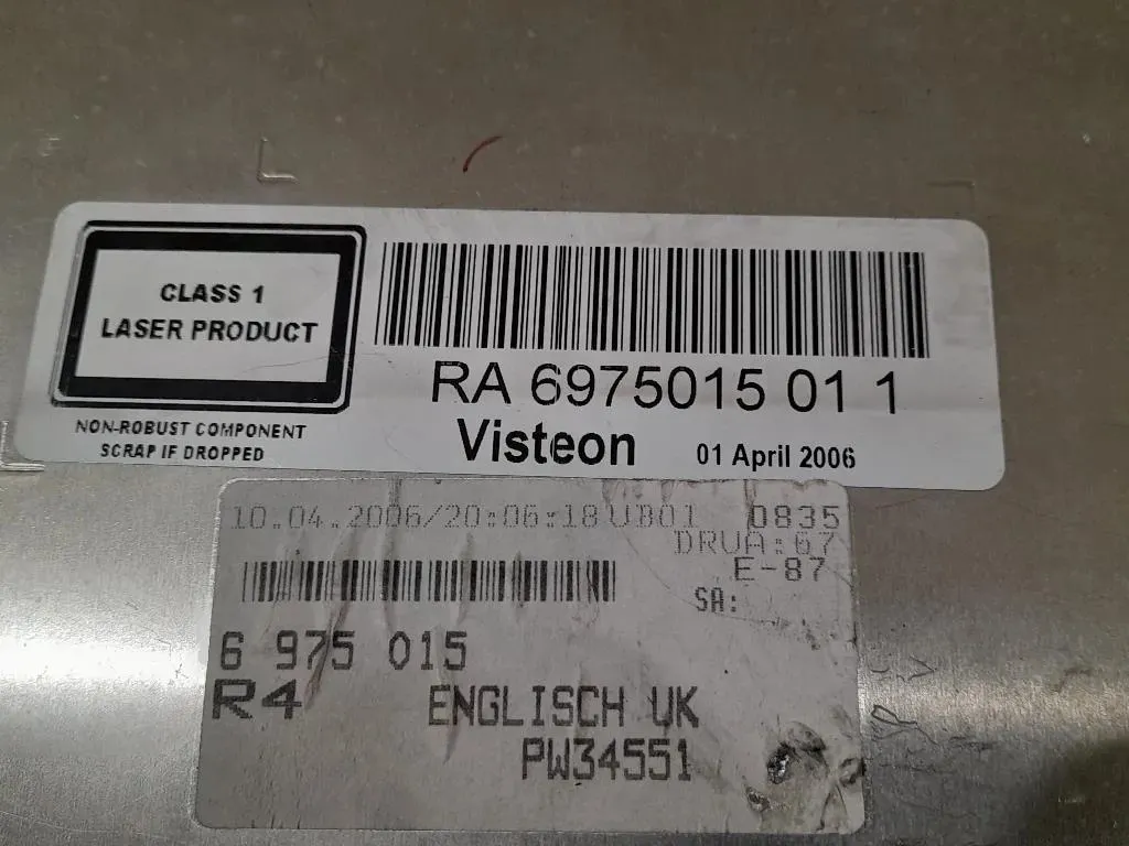 Unità Autoradio RA6975015011 Bmw Serie 1 E87 Berlina 2005