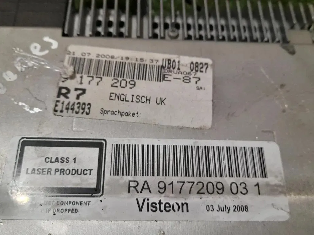 Unità Autoradio RA9177209031 Bmw Serie 1 E87 Berlina 2005