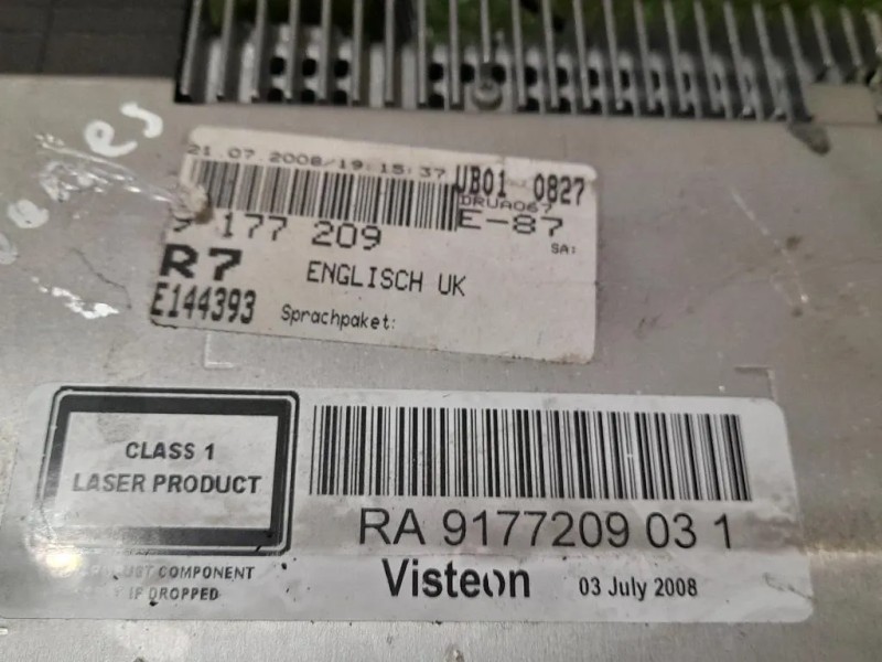 Unità Autoradio RA9177209031 Bmw Serie 1 E87 Berlina 2005