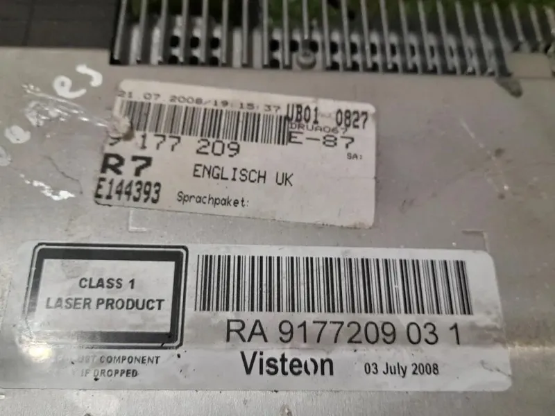 Unità Autoradio RA9177209031 Bmw Serie 1 E87 Berlina 2005