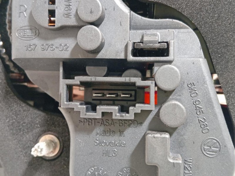 Fanale INT POST DX 5K0 945 094 T Volkswagen GOLF VI 2009