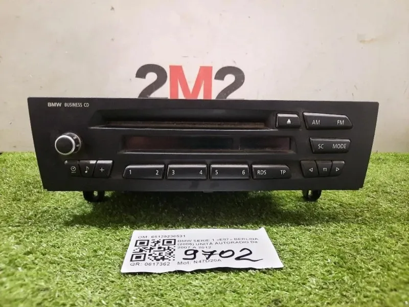 Unità Autoradio 65129236531 Bmw Serie 1 E87 Berlina 2005