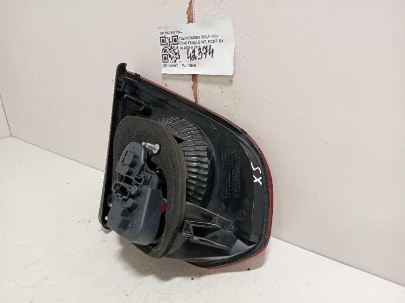 Fanale INT POST DX 5K0 945 094L Volkswagen GOLF VI 2009