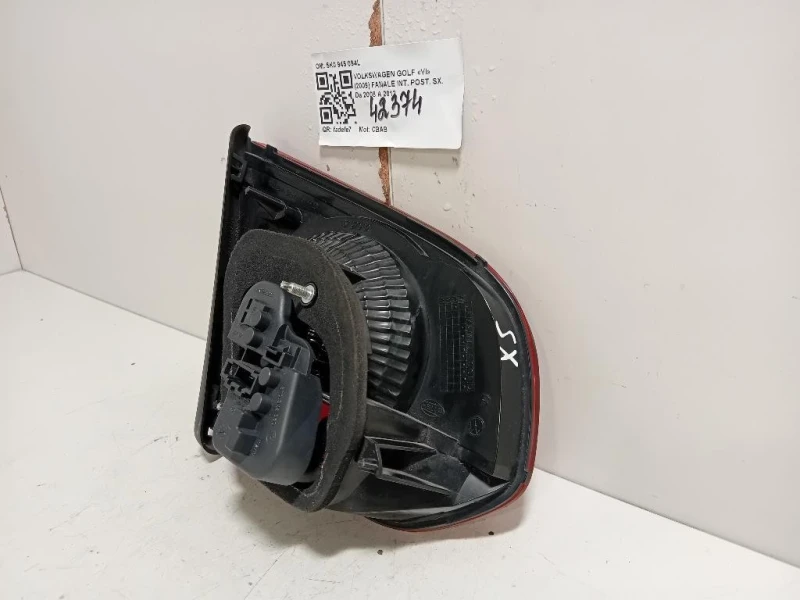 Fanale INT POST DX 5K0 945 094L Volkswagen GOLF VI 2009