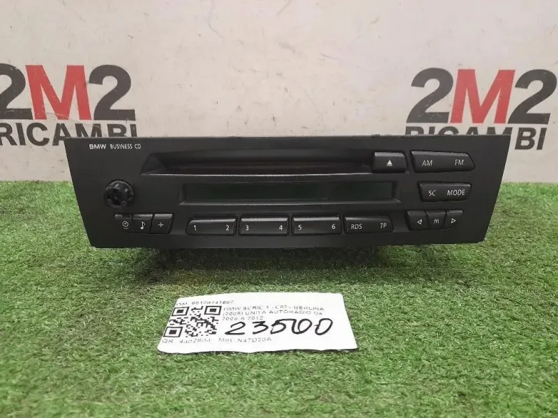 Unità Autoradio 65129141682 Bmw Serie 1 E87 Berlina 2005
