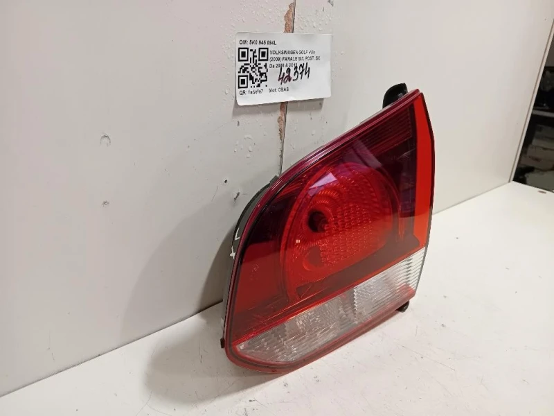 Fanale INT POST DX 5K0 945 094L Volkswagen GOLF VI 2009