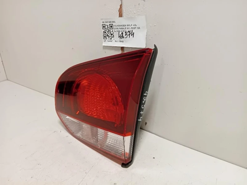 Fanale INT POST DX 5K0 945 094L Volkswagen GOLF VI 2009