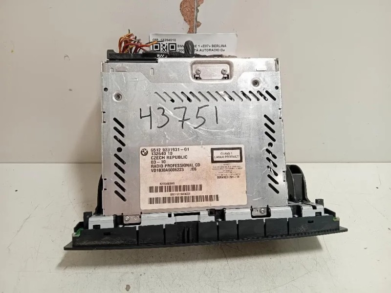 Unità Autoradio 13264010 Bmw Serie 1 E87 Berlina 2005