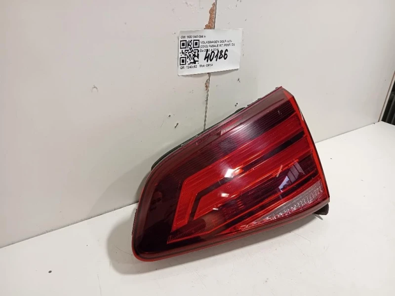 Fanale INT POST DX 5G0 945 094 H Volkswagen GOLF VII 2013