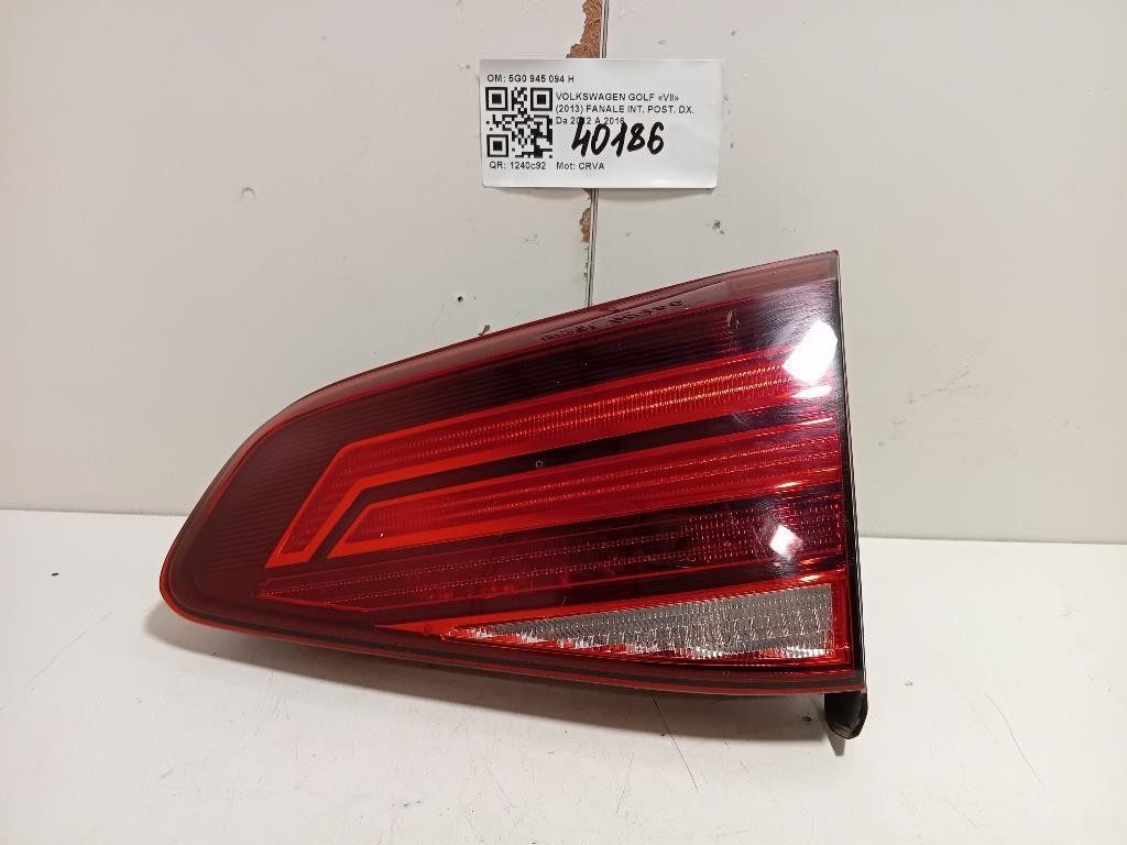 Fanale INT POST DX 5G0 945 094 H Volkswagen GOLF VII 2013