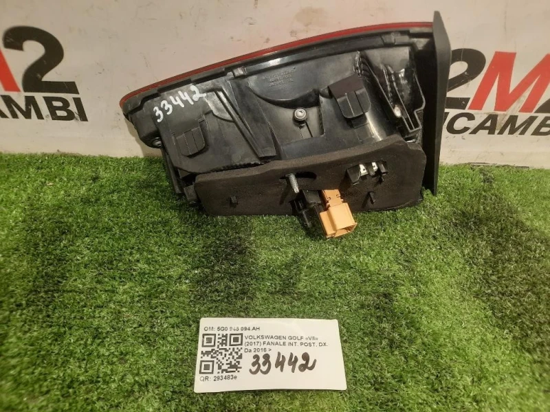 Fanale INT POST DX 5G0 945 094AH Volkswagen GOLF VII 2017