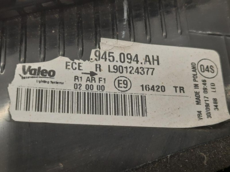 Fanale INT POST DX 5G0 945 094AH Volkswagen GOLF VII 2017