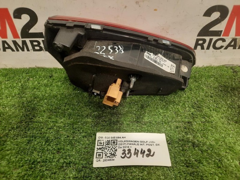 Fanale INT POST DX 5G0 945 094AH Volkswagen GOLF VII 2017
