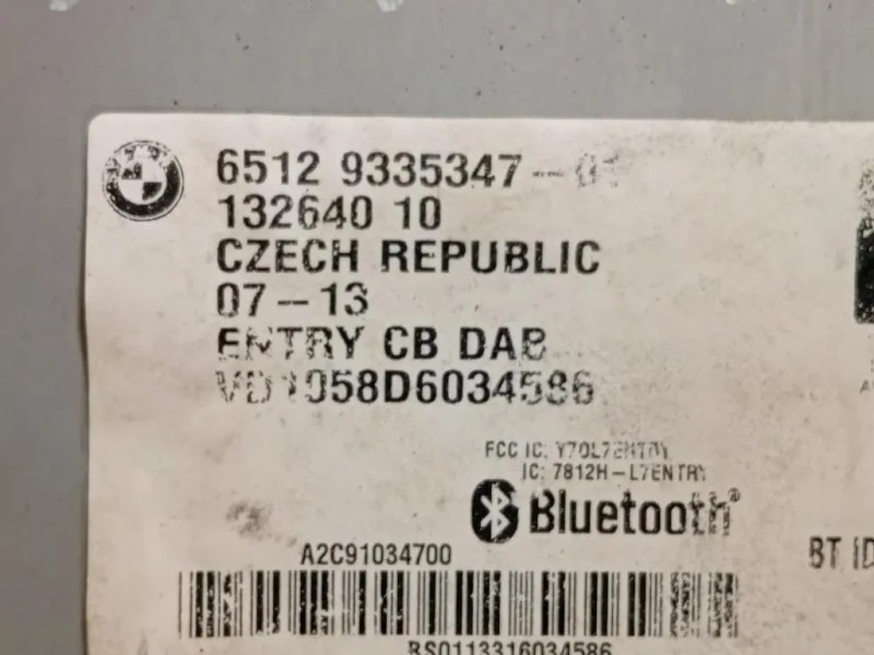 Unità Autoradio 65129335347 Bmw Serie 1 F20 Berlina 2012