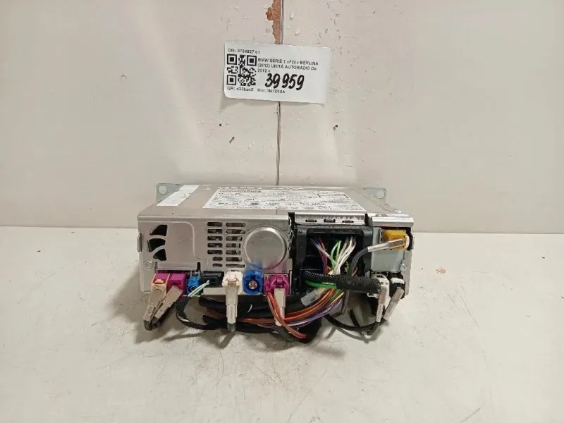 Unità Autoradio 8734827 01 Bmw Serie 1 F20 Berlina 2012