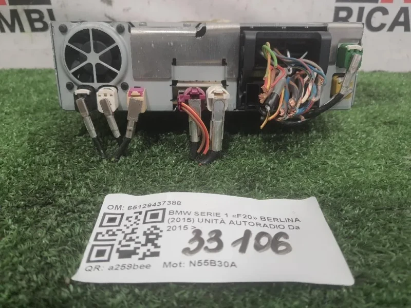 Unità Autoradio 65129437388 Bmw Serie 1 F20 Berlina 2015