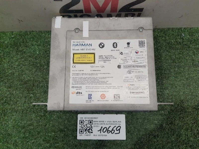 Unità Autoradio 6512CI6825837 Bmw Serie 1 F20 Berlina 2015