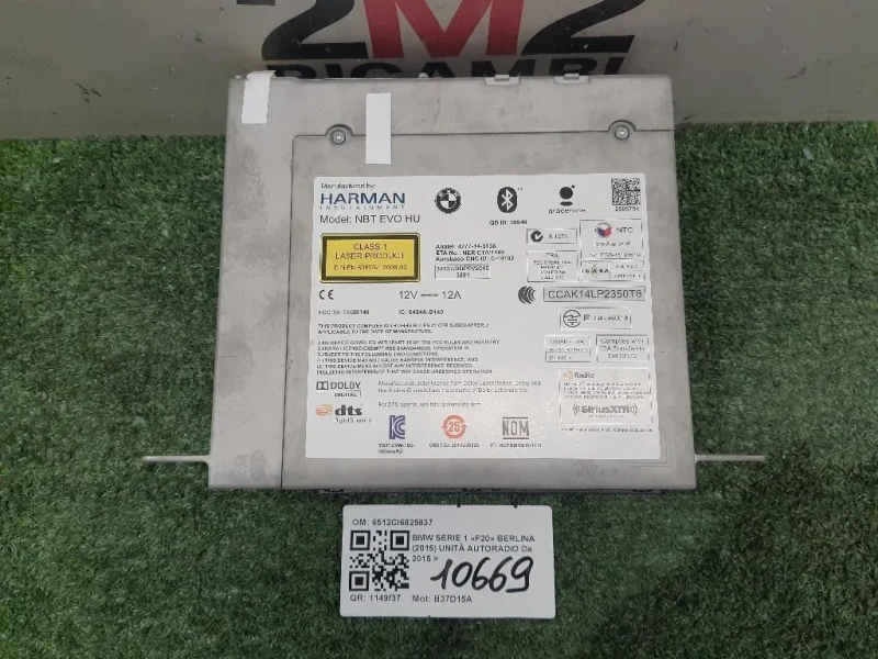 Unità Autoradio 6512CI6825837 Bmw Serie 1 F20 Berlina 2015
