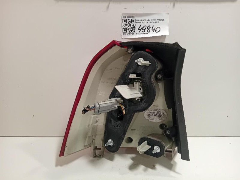 Fanale INT POST DX 30698984 Volvo V70 III 2008