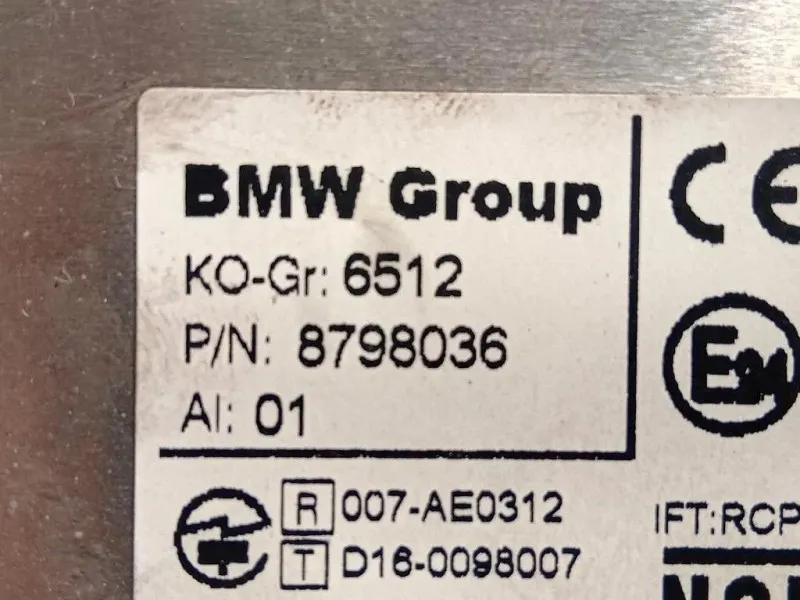 Unità Autoradio 8798036 Bmw Serie 1 F20 Berlina 2015