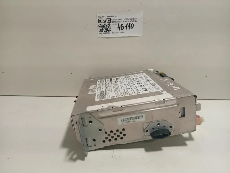 Unità Autoradio 6512 9441865 01 Bmw Serie 1 F20 Berlina 2015