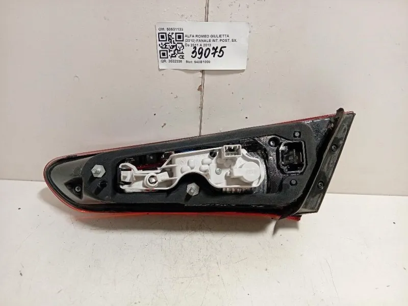 Fanale INT POST SX 50531133 Alfa Romeo Giulietta 2010