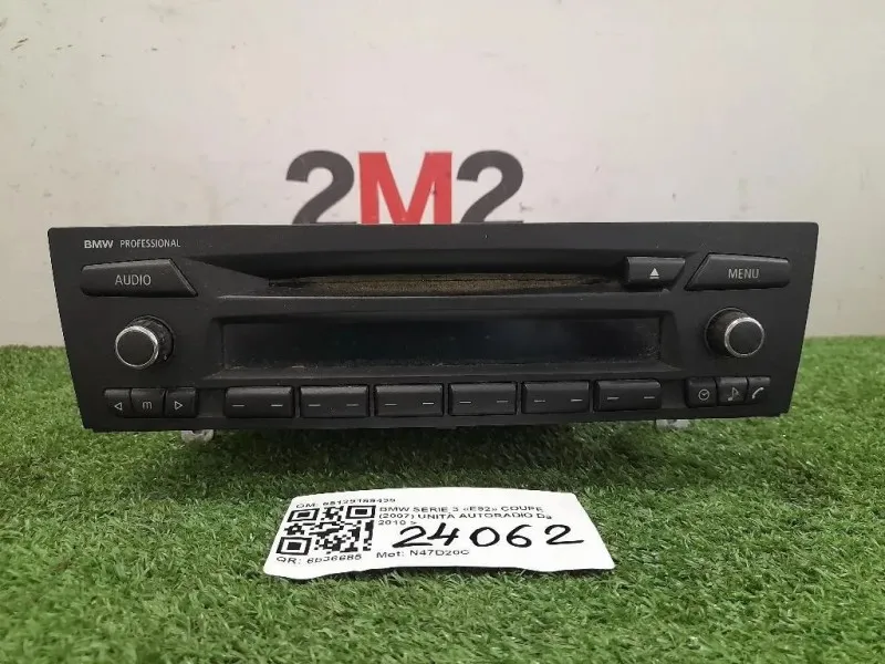 Unità Autoradio 65129199439 Bmw Serie 3 E92 Coupe 2007