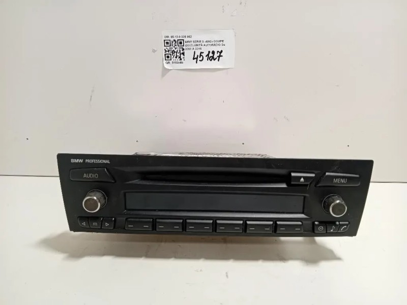 Unità Autoradio 65129205962 Bmw Serie 3 E92 Coupe 2007