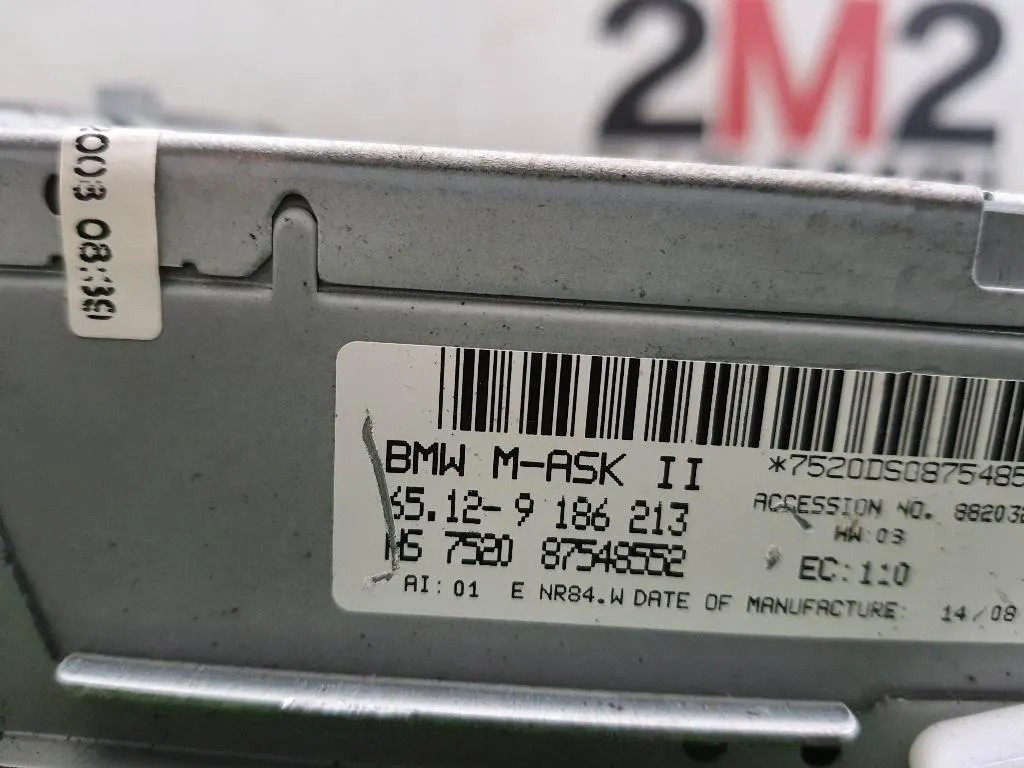 Unità Autoradio 65129186213 Bmw Serie 5 E60 Berlina 2004