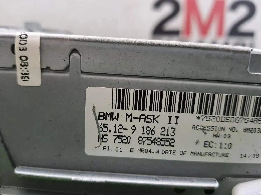 Unità Autoradio 65129186213 Bmw Serie 5 E60 Berlina 2004