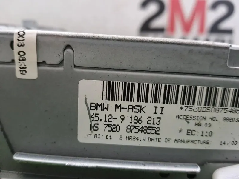 Unità Autoradio 65129186213 Bmw Serie 5 E60 Berlina 2004