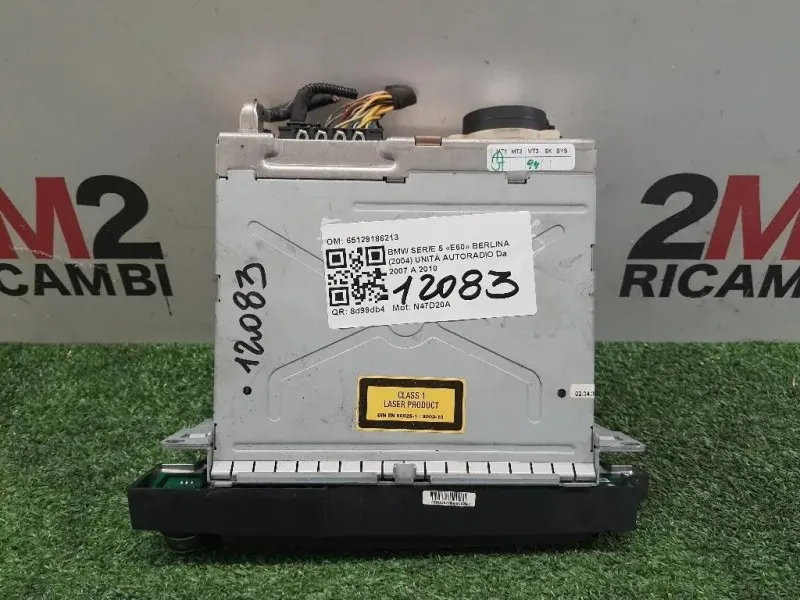 Unità Autoradio 65129186213 Bmw Serie 5 E60 Berlina 2004