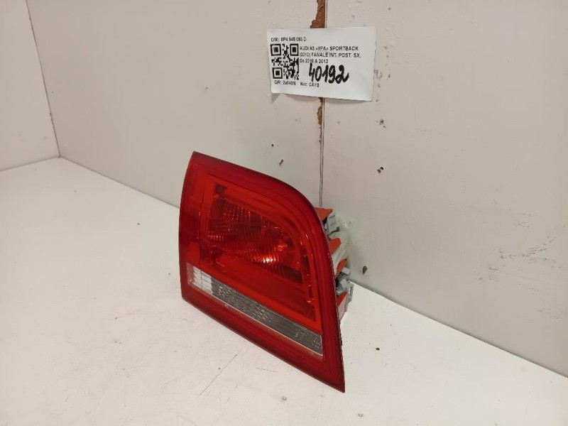 Fanale INT POST SX 8P4 945 093 D Audi A3 8PA Sportback 2010