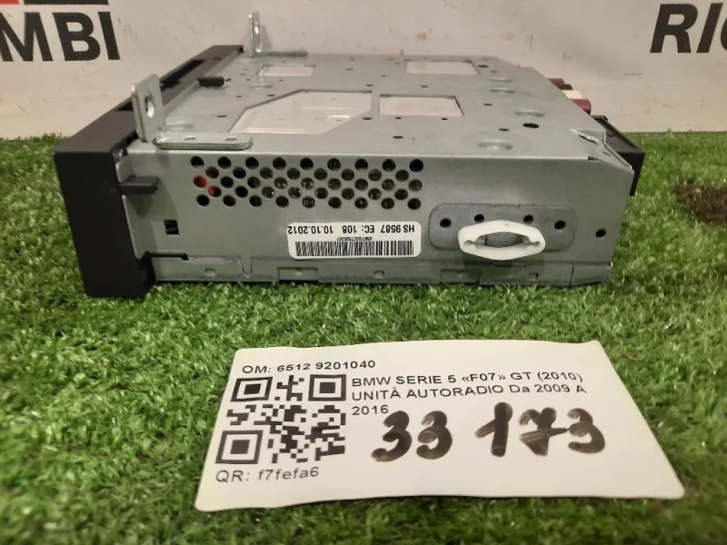 Unità Autoradio 927359701 Bmw Serie 5 F07 GT 2010