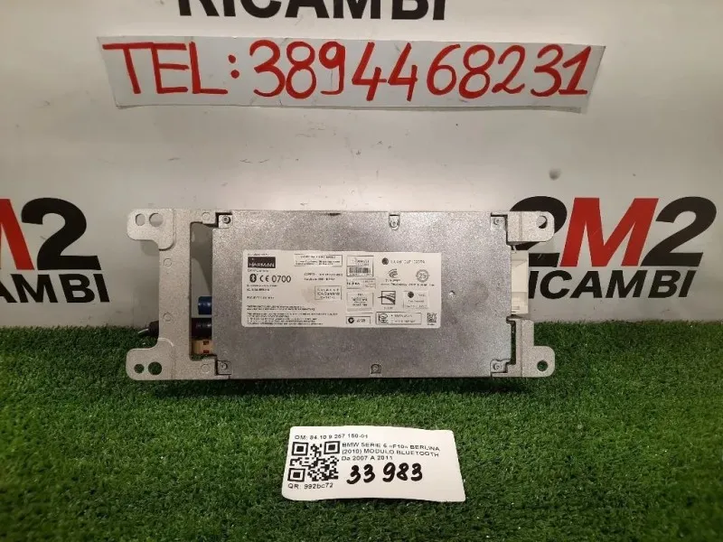 Unità Autoradio 8410-9257150-01 Bmw Serie 5 F10 Berlina 2010