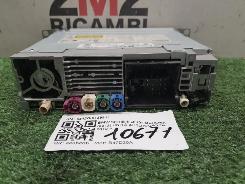 Unità Autoradio 6512CI9139911 Bmw Serie 5 F10 Berlina 2012