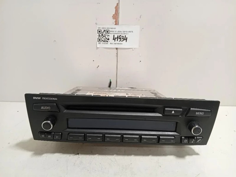 Unità Autoradio 86512 9231928-01 Bmw X1 E84 2010