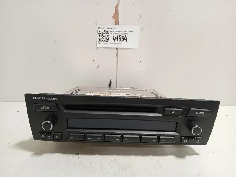 Unità Autoradio 86512 9231928-01 Bmw X1 E84 2010