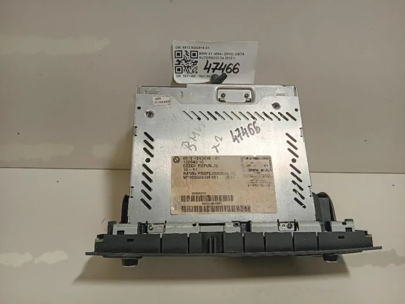 Unità Autoradio 6512 9243916-01 Bmw X1 E84 2010