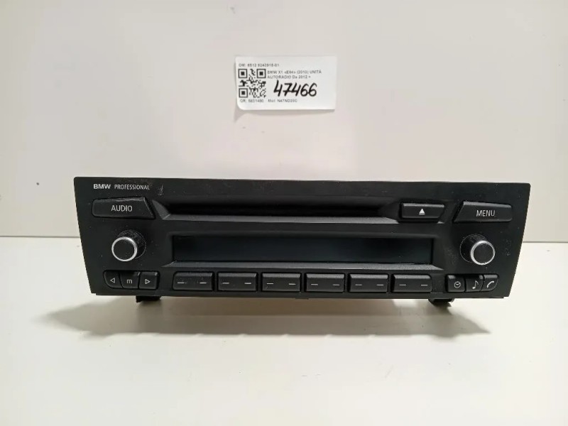 Unità Autoradio 6512 9243916-01 Bmw X1 E84 2010