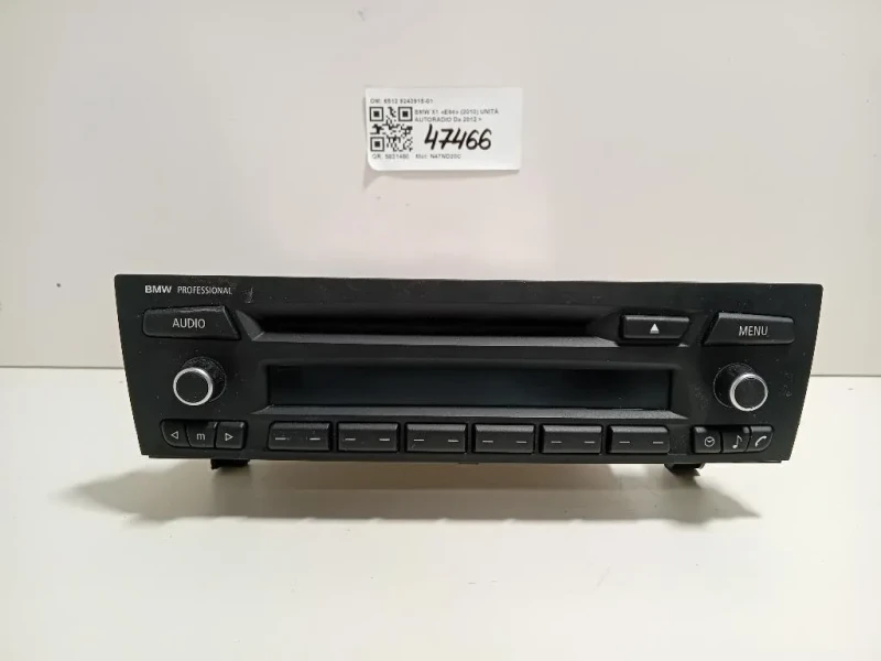 Unità Autoradio 6512 9243916-01 Bmw X1 E84 2010
