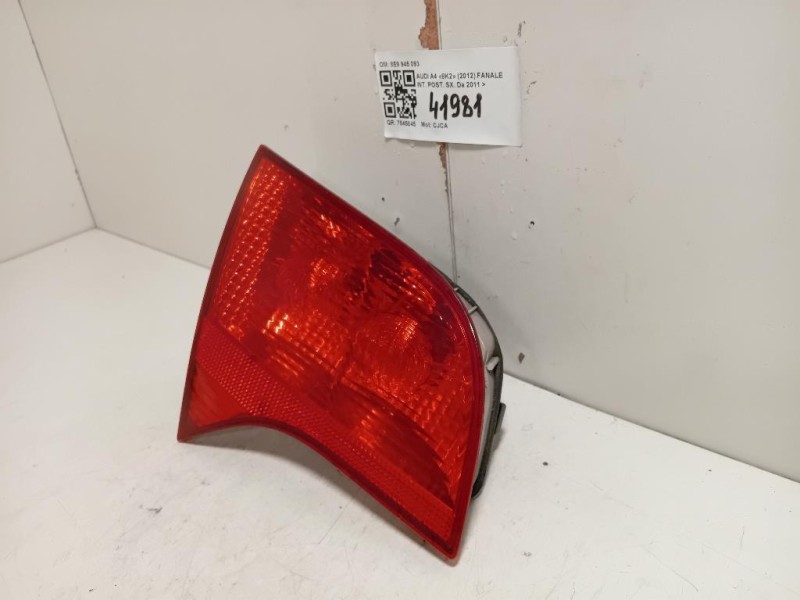 Fanale INT POST SX 8E9 945 093 Audi A4 8K2 2012