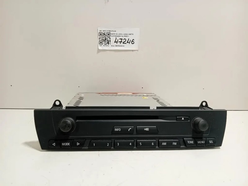 Unità Autoradio 6512 9166376-04 Bmw X3 E83 2004