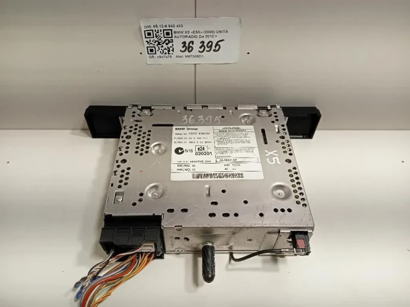 Unità Autoradio 6512-6 943 433 Bmw X5 E53 2000