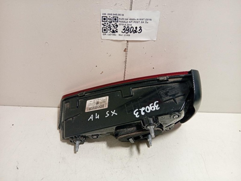 Fanale INT POST SX 8W5945093 B Audi A4 8W5 Avant 2015