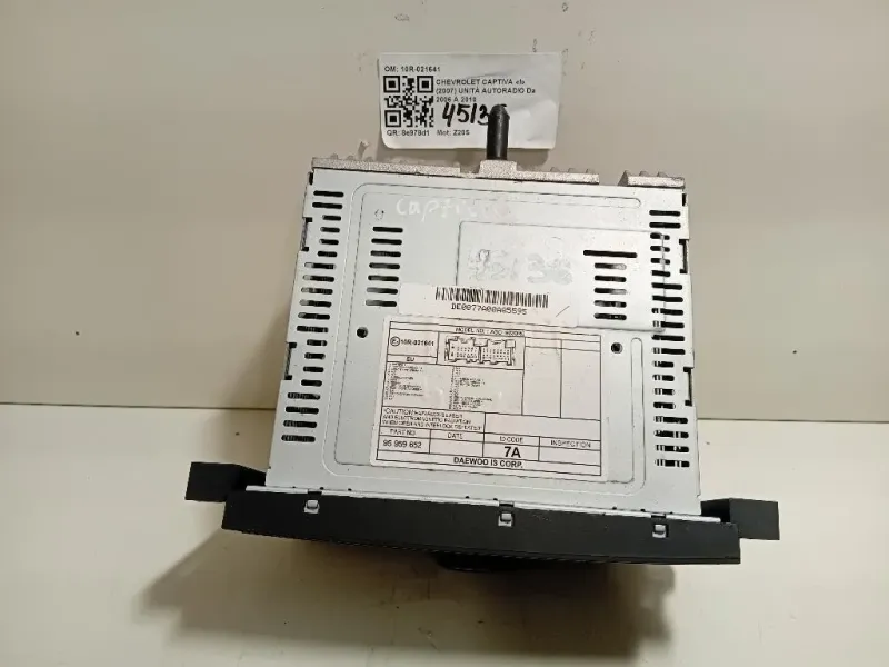 Unità Autoradio 10R-021641 Chevrolet Captiva I 2007